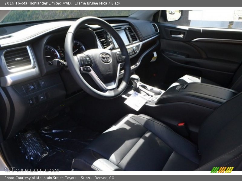 Creme Brulee Mica / Black 2016 Toyota Highlander Limited AWD
