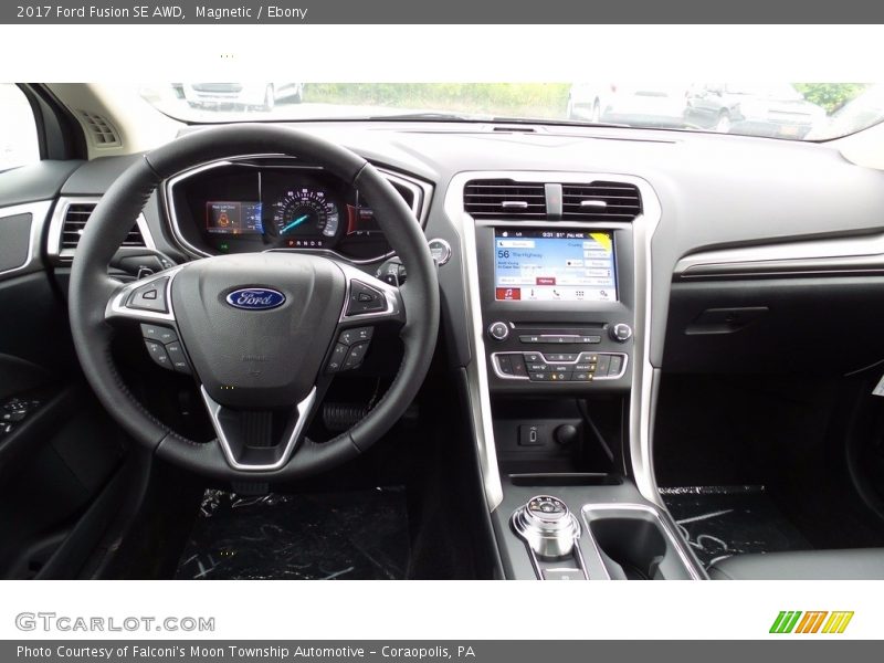 Magnetic / Ebony 2017 Ford Fusion SE AWD