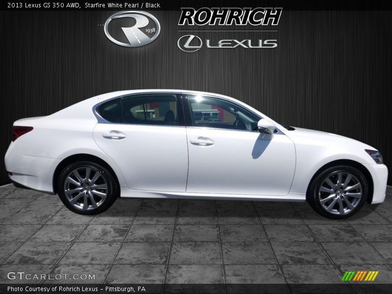 Starfire White Pearl / Black 2013 Lexus GS 350 AWD