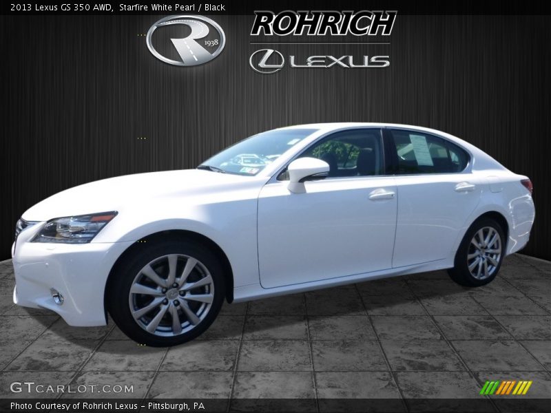 Starfire White Pearl / Black 2013 Lexus GS 350 AWD