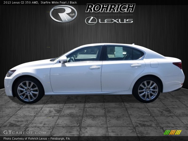Starfire White Pearl / Black 2013 Lexus GS 350 AWD