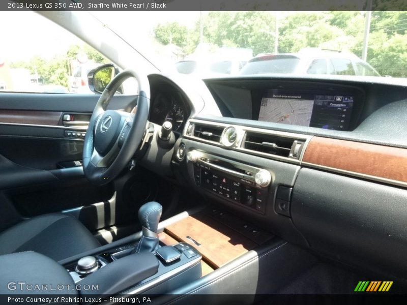 Starfire White Pearl / Black 2013 Lexus GS 350 AWD