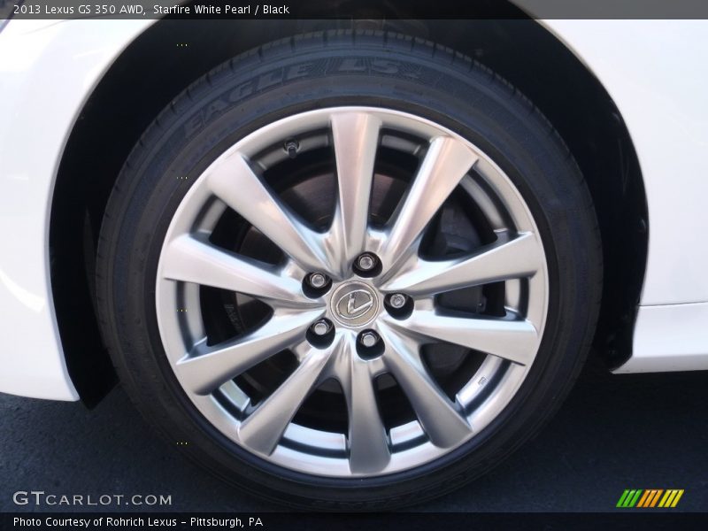 Starfire White Pearl / Black 2013 Lexus GS 350 AWD