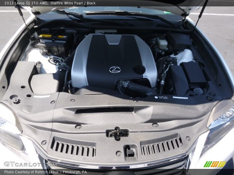 Starfire White Pearl / Black 2013 Lexus GS 350 AWD