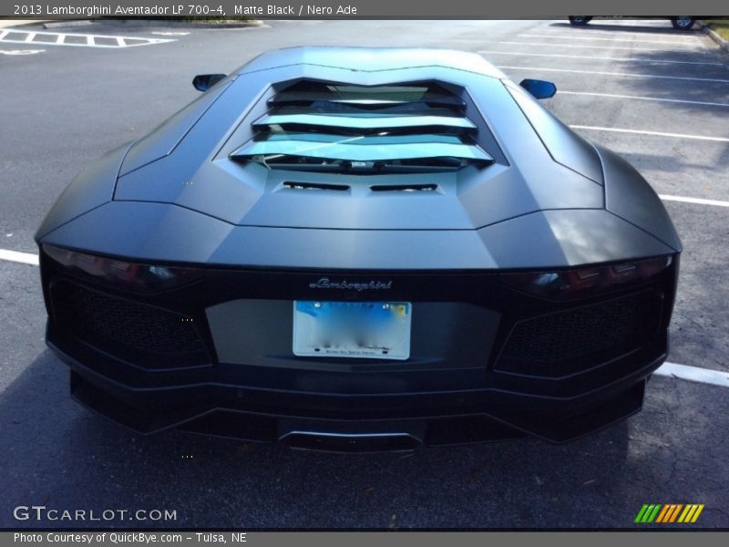 Matte Black / Nero Ade 2013 Lamborghini Aventador LP 700-4