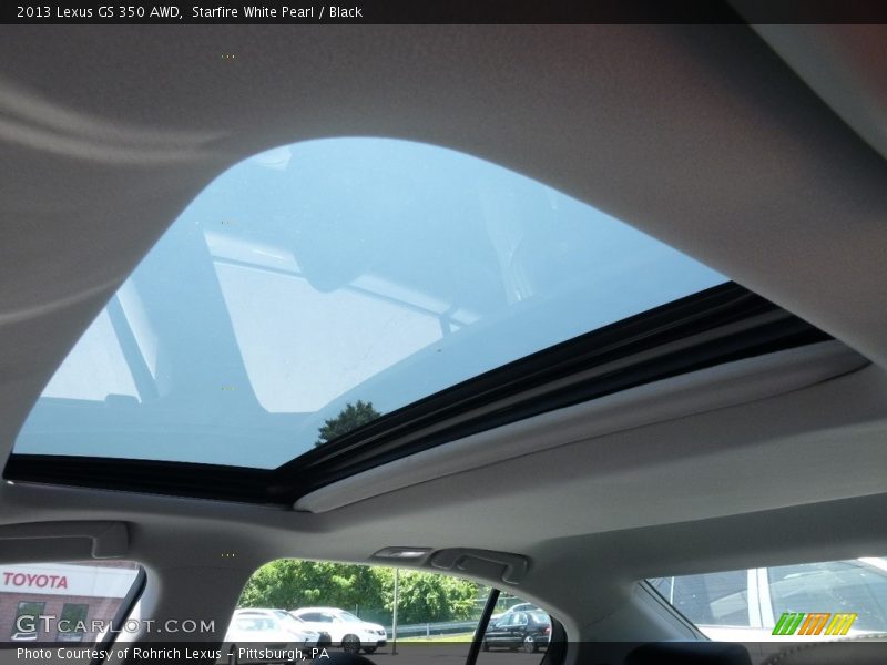 Starfire White Pearl / Black 2013 Lexus GS 350 AWD