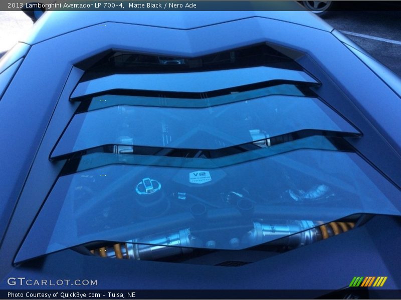 Matte Black / Nero Ade 2013 Lamborghini Aventador LP 700-4