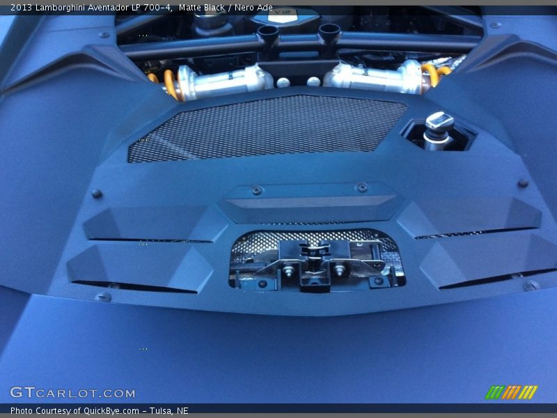 Matte Black / Nero Ade 2013 Lamborghini Aventador LP 700-4