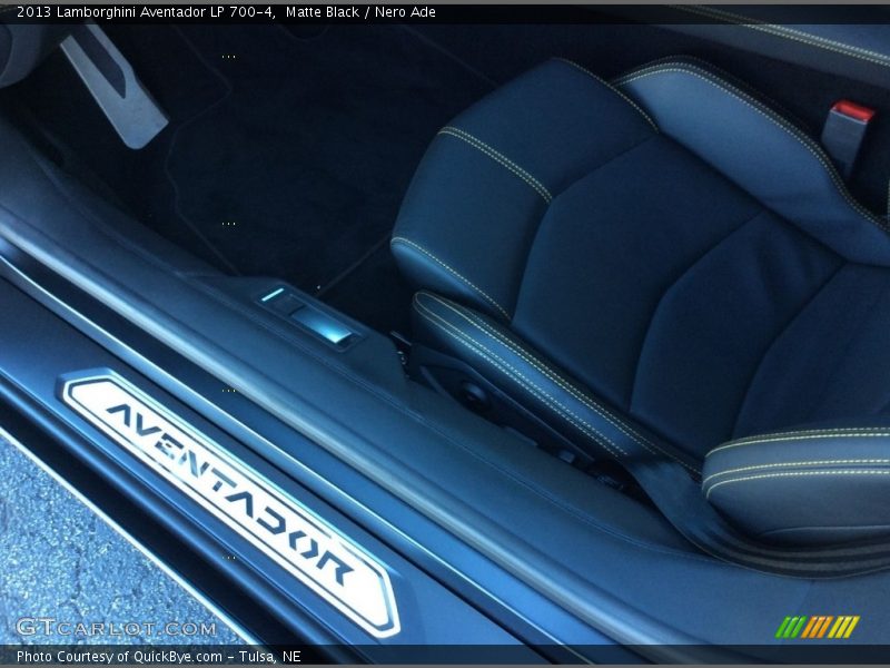 Matte Black / Nero Ade 2013 Lamborghini Aventador LP 700-4