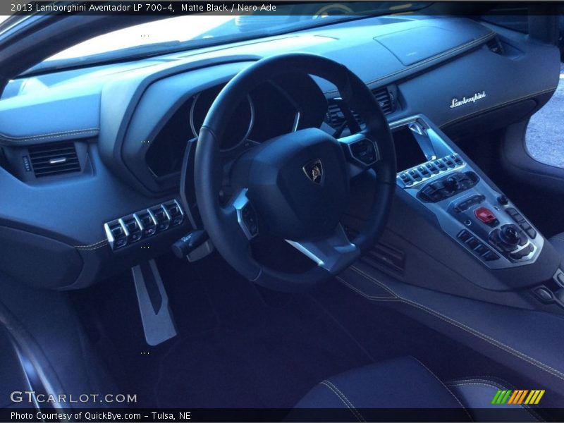 Matte Black / Nero Ade 2013 Lamborghini Aventador LP 700-4