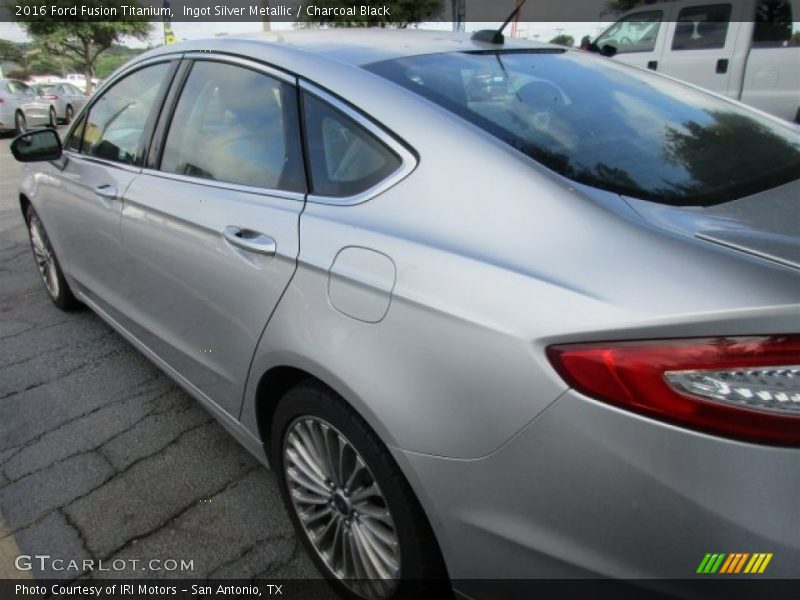 Ingot Silver Metallic / Charcoal Black 2016 Ford Fusion Titanium