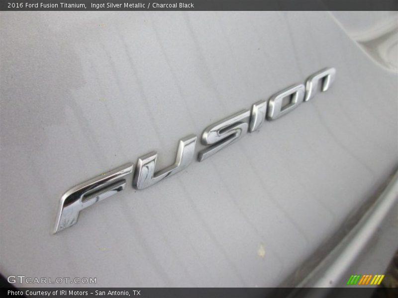 Ingot Silver Metallic / Charcoal Black 2016 Ford Fusion Titanium