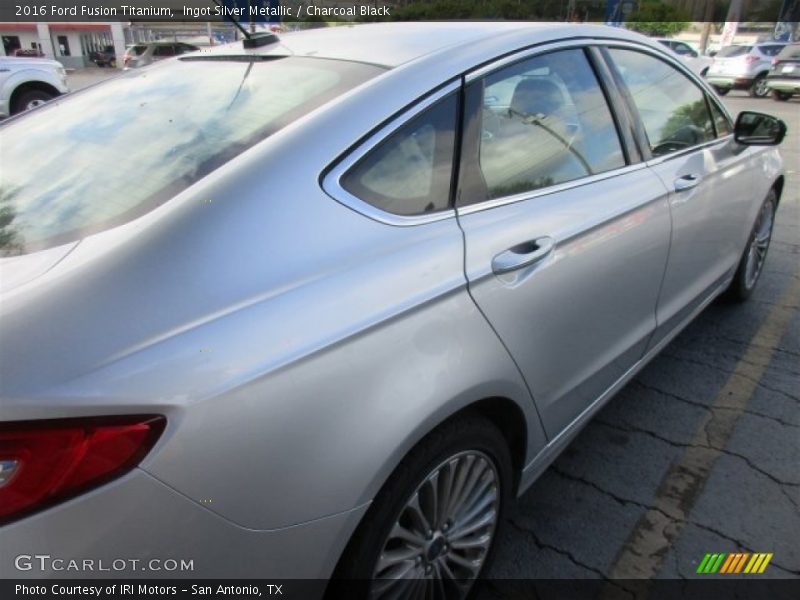 Ingot Silver Metallic / Charcoal Black 2016 Ford Fusion Titanium