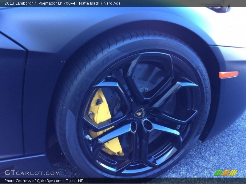 Matte Black / Nero Ade 2013 Lamborghini Aventador LP 700-4