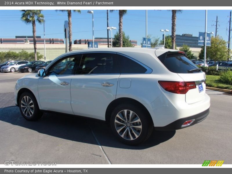 White Diamond Pearl / Parchment 2014 Acura MDX Technology