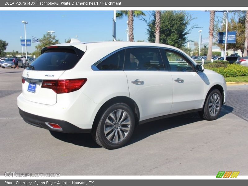 White Diamond Pearl / Parchment 2014 Acura MDX Technology