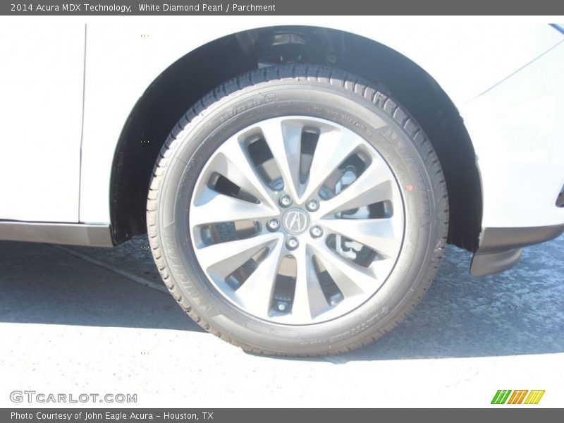 White Diamond Pearl / Parchment 2014 Acura MDX Technology