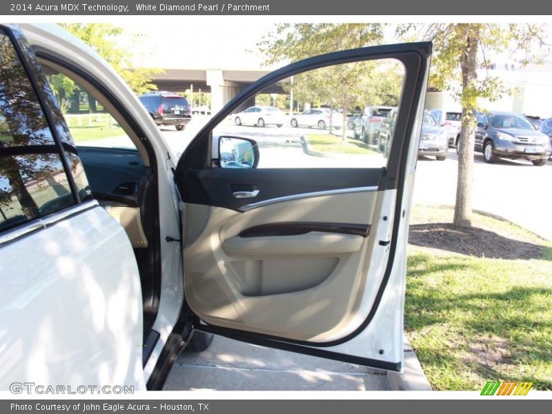 White Diamond Pearl / Parchment 2014 Acura MDX Technology