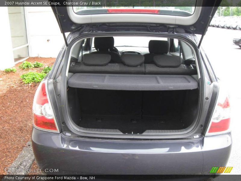 Charcoal Gray / Black 2007 Hyundai Accent SE Coupe