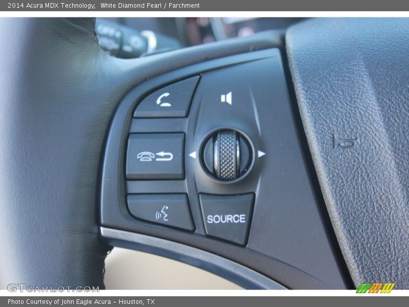 White Diamond Pearl / Parchment 2014 Acura MDX Technology