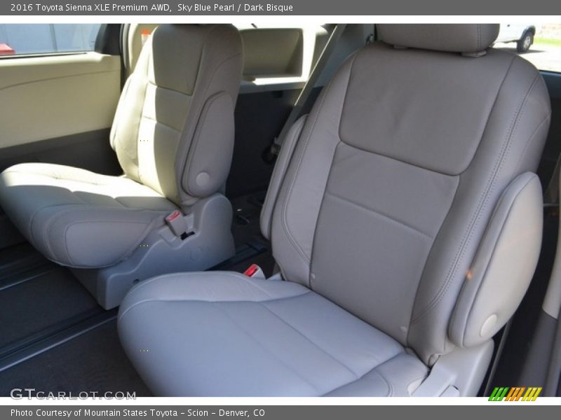 Sky Blue Pearl / Dark Bisque 2016 Toyota Sienna XLE Premium AWD