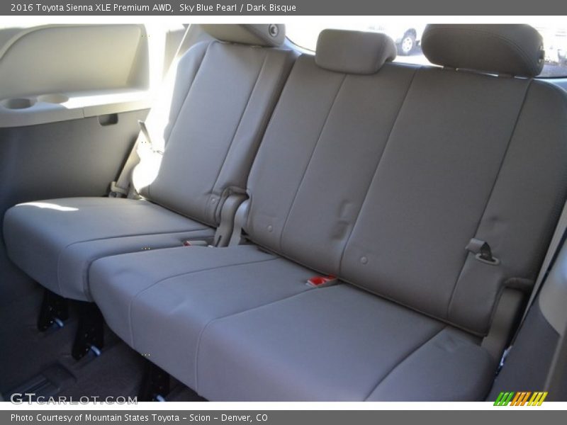 Sky Blue Pearl / Dark Bisque 2016 Toyota Sienna XLE Premium AWD