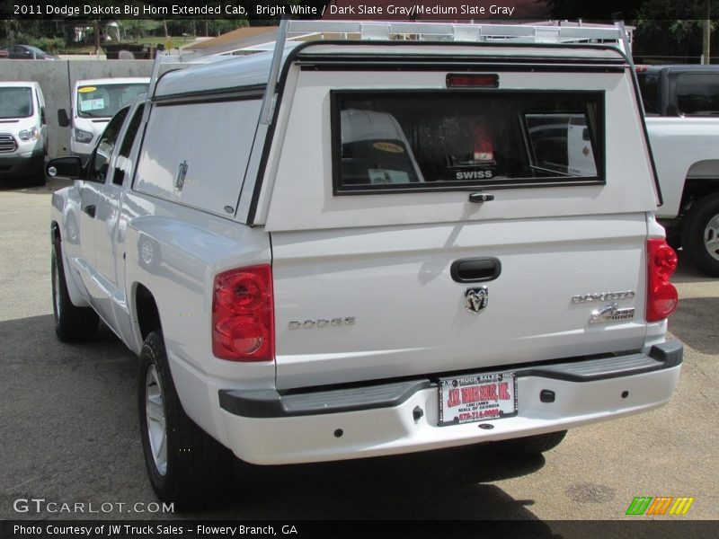 Bright White / Dark Slate Gray/Medium Slate Gray 2011 Dodge Dakota Big Horn Extended Cab