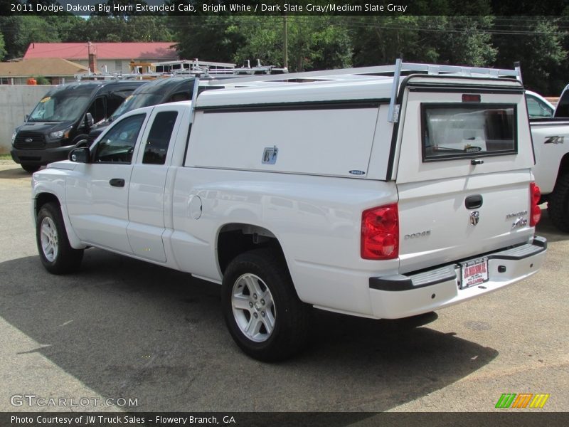 Bright White / Dark Slate Gray/Medium Slate Gray 2011 Dodge Dakota Big Horn Extended Cab