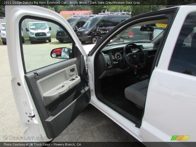 Bright White / Dark Slate Gray/Medium Slate Gray 2011 Dodge Dakota Big Horn Extended Cab
