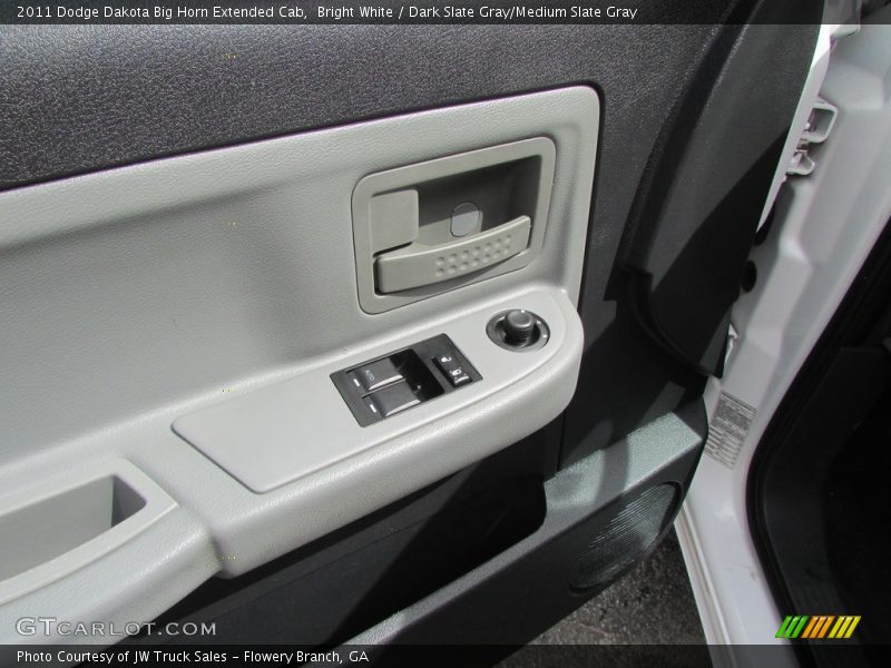 Bright White / Dark Slate Gray/Medium Slate Gray 2011 Dodge Dakota Big Horn Extended Cab