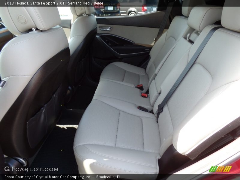 Serrano Red / Beige 2013 Hyundai Santa Fe Sport 2.0T