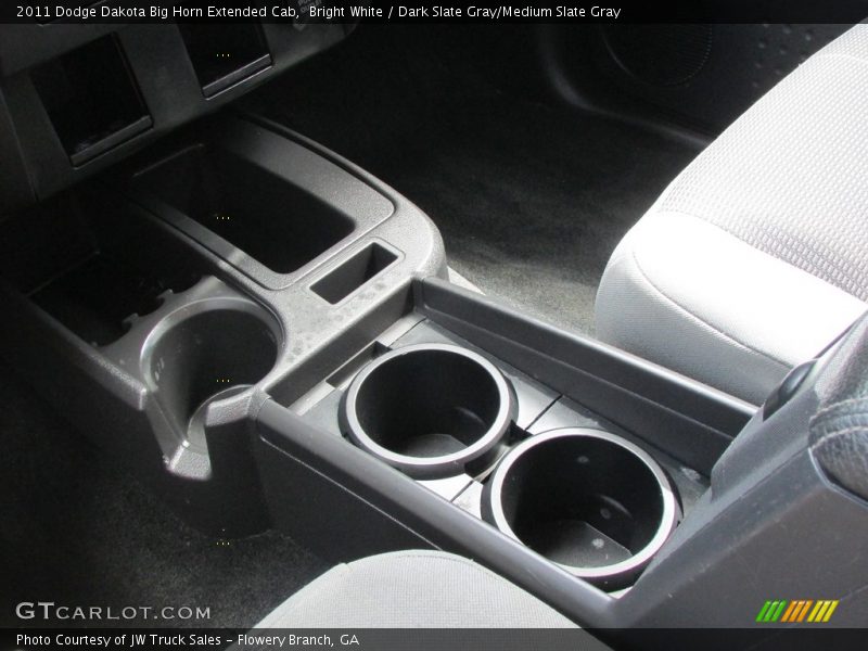 Bright White / Dark Slate Gray/Medium Slate Gray 2011 Dodge Dakota Big Horn Extended Cab