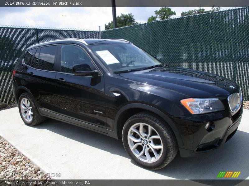 Jet Black / Black 2014 BMW X3 xDrive35i