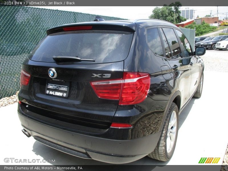 Jet Black / Black 2014 BMW X3 xDrive35i