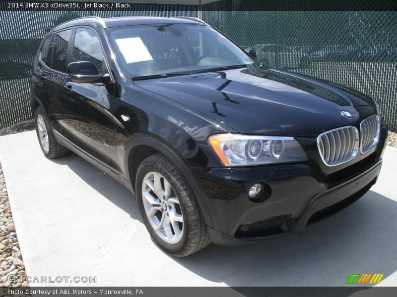 Jet Black / Black 2014 BMW X3 xDrive35i