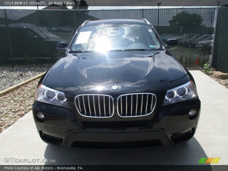 Jet Black / Black 2014 BMW X3 xDrive35i