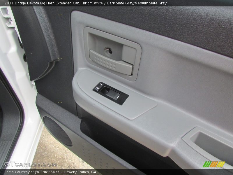 Bright White / Dark Slate Gray/Medium Slate Gray 2011 Dodge Dakota Big Horn Extended Cab