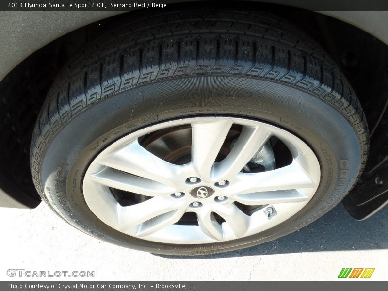 Serrano Red / Beige 2013 Hyundai Santa Fe Sport 2.0T