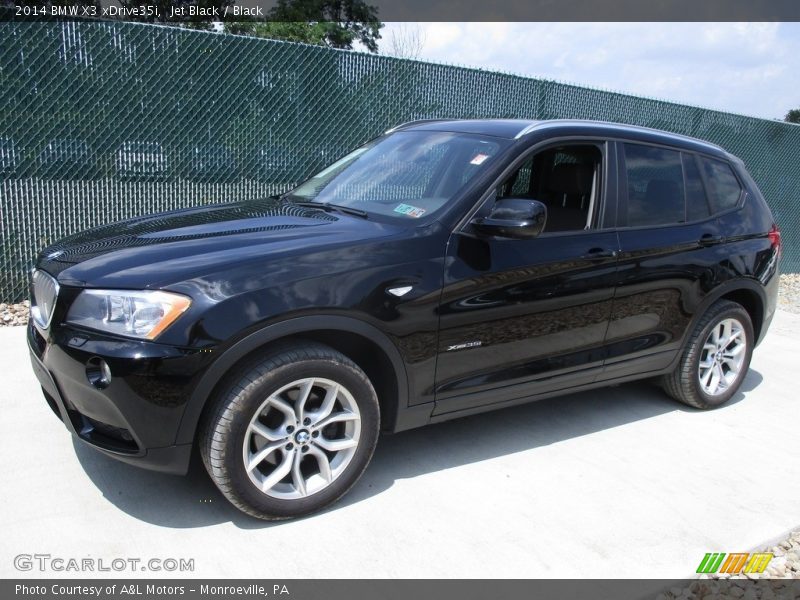 Jet Black / Black 2014 BMW X3 xDrive35i