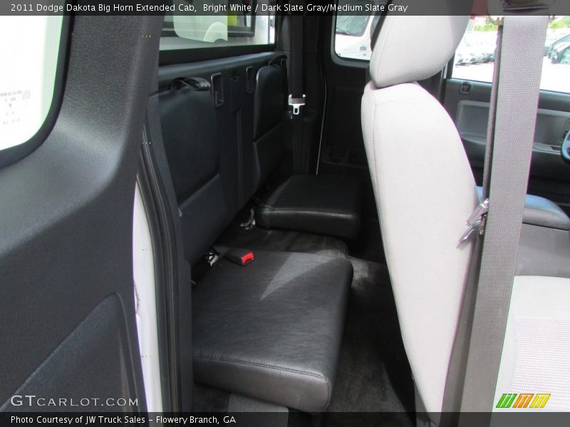 Bright White / Dark Slate Gray/Medium Slate Gray 2011 Dodge Dakota Big Horn Extended Cab