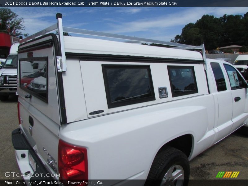 Bright White / Dark Slate Gray/Medium Slate Gray 2011 Dodge Dakota Big Horn Extended Cab
