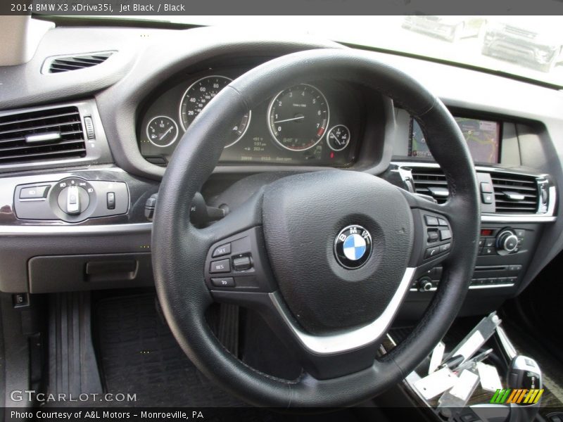 Jet Black / Black 2014 BMW X3 xDrive35i