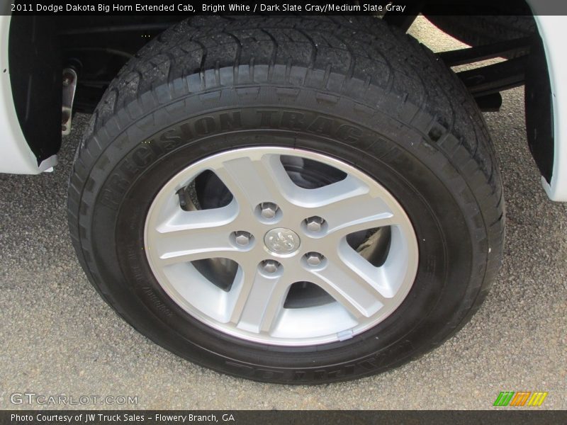 Bright White / Dark Slate Gray/Medium Slate Gray 2011 Dodge Dakota Big Horn Extended Cab