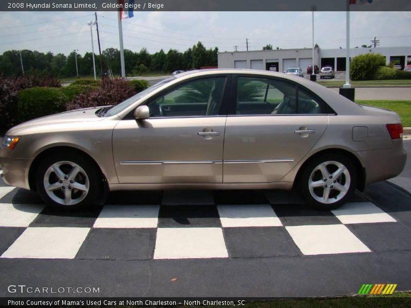 Golden Beige / Beige 2008 Hyundai Sonata Limited