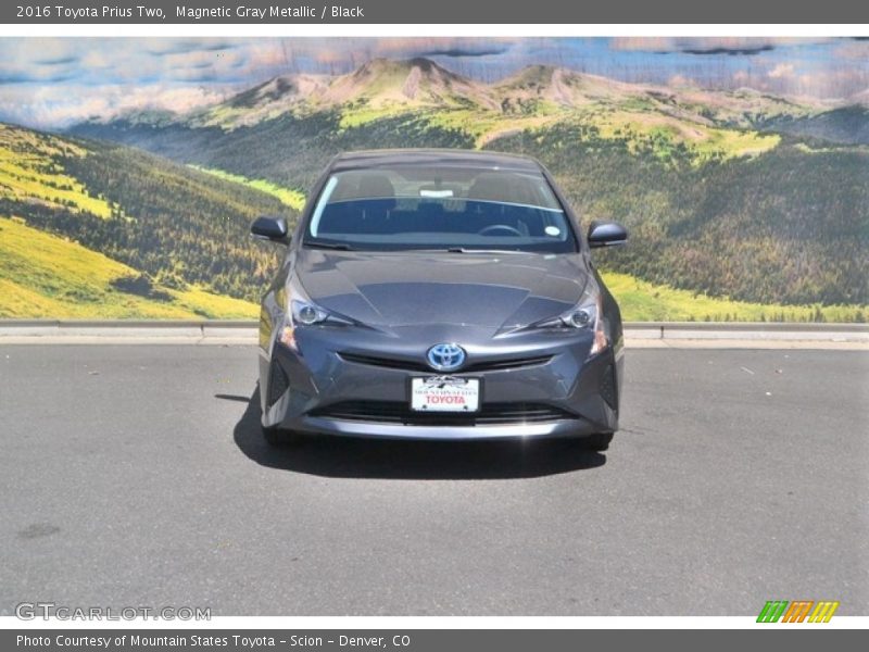 Magnetic Gray Metallic / Black 2016 Toyota Prius Two
