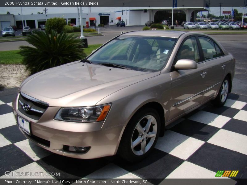 Golden Beige / Beige 2008 Hyundai Sonata Limited