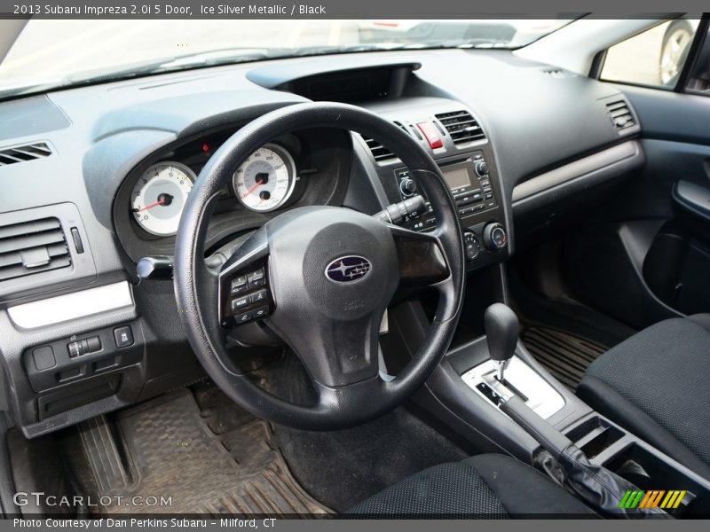 Ice Silver Metallic / Black 2013 Subaru Impreza 2.0i 5 Door