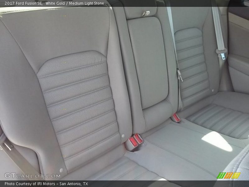 White Gold / Medium Light Stone 2017 Ford Fusion SE