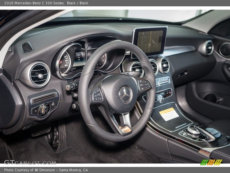 Black / Black 2016 Mercedes-Benz C 300 Sedan