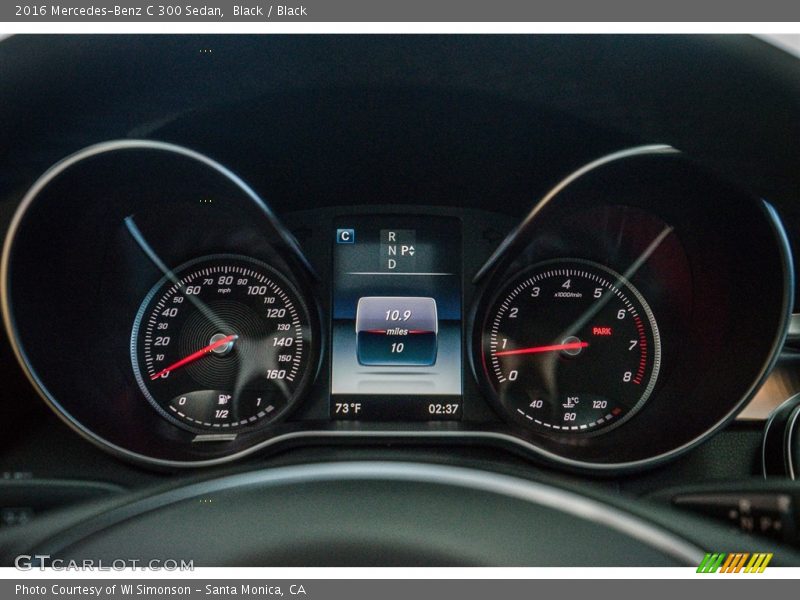 Black / Black 2016 Mercedes-Benz C 300 Sedan